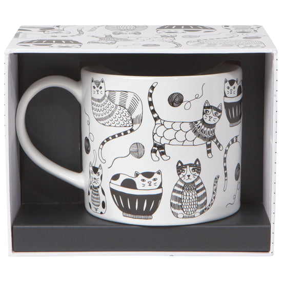 Now Designs Purr Party Cats Mug In A Box
