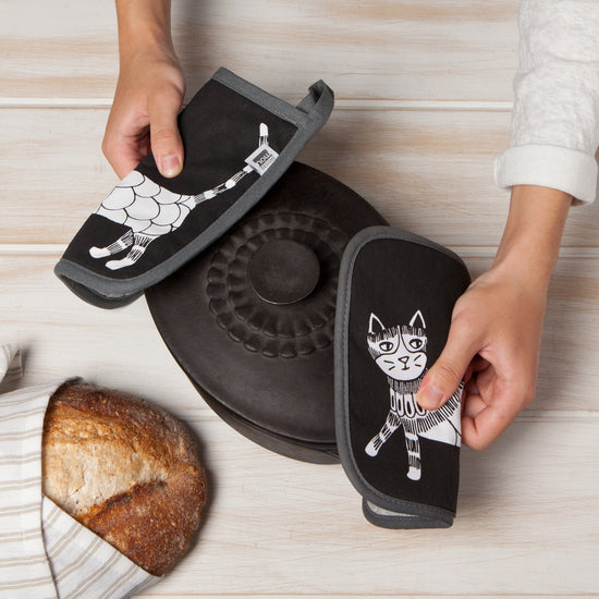 Now Designs Purr Party Chef Quilted Potholder