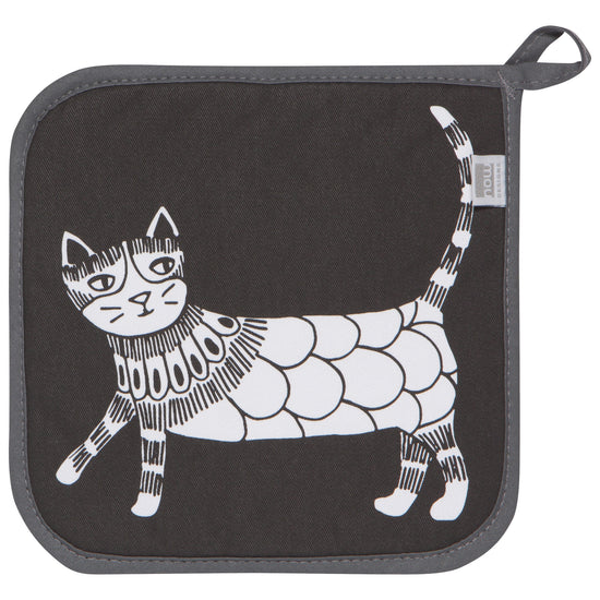 now designs Purr Party Chef Quilted Potholder