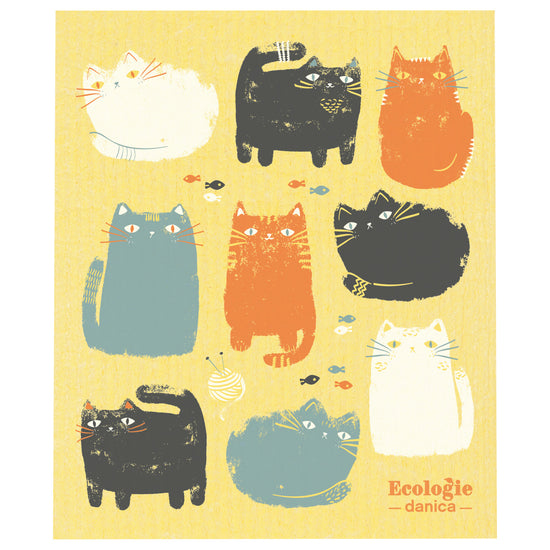 now designs Purrfect Pals Swedish Sponge Cloth