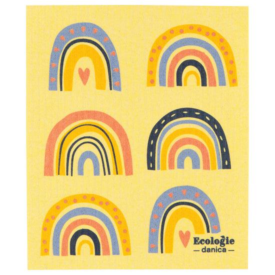 now designs Rainbows Swedish Sponge Cloth