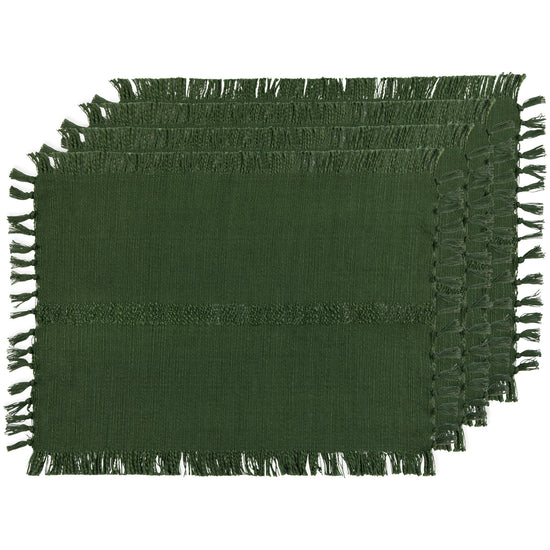 now designs Ravel Placemats Set of 4 - Cedar