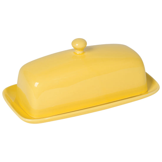 now designs Rectangular Butter Dish Lemon Yellow
