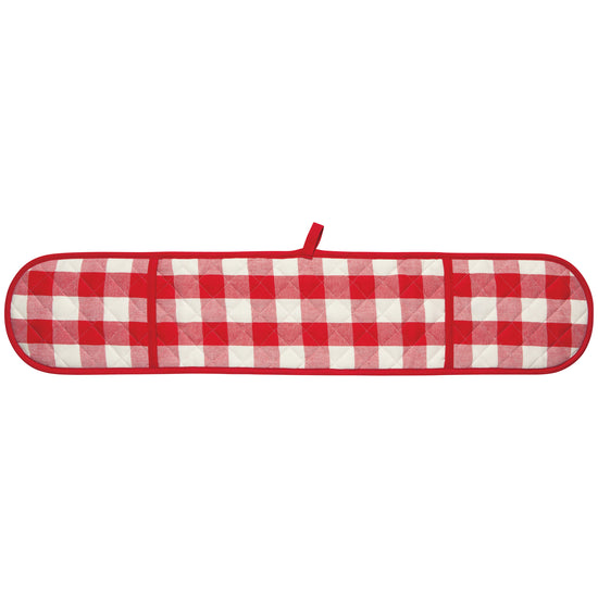 Now Designs Red Check Double Oven Mitt