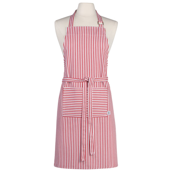 now designs Red Narrow Stripe Chef Apron