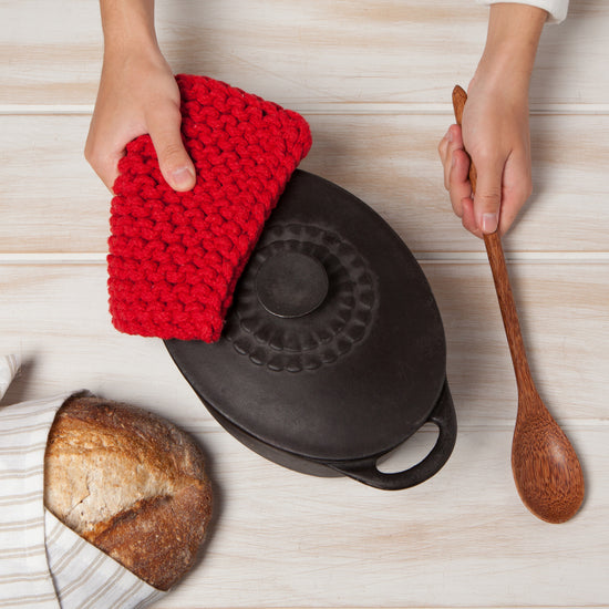 Now Designs Red Parker Potholder