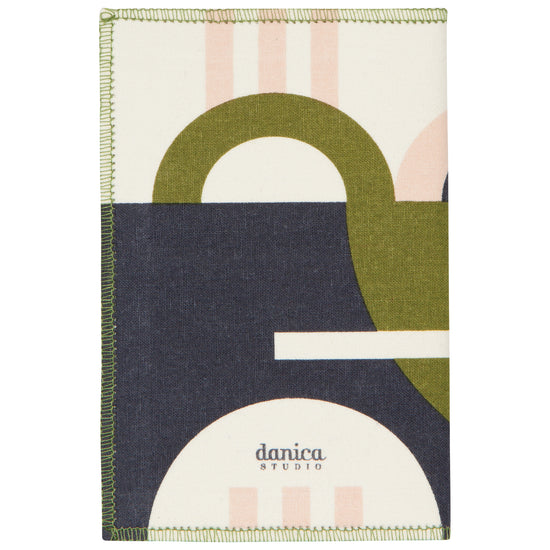 Now Designs Refract Printed Fabric Cover Notebook