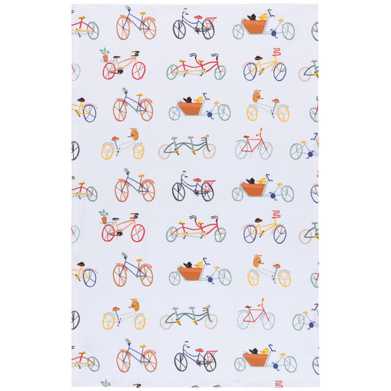 now designs Ride On Printed Cotton Dishtowel