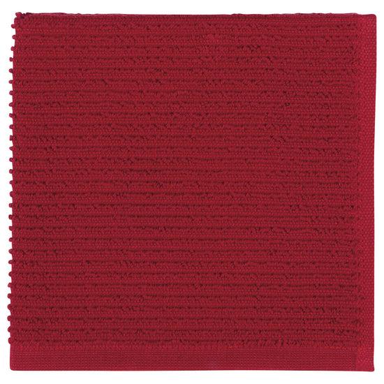 Now Designs Ripple Dishcloths Carmine Red Set Of 2