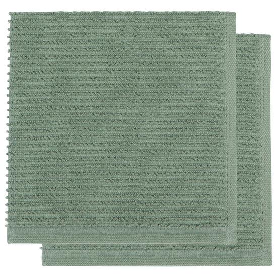 now designs Ripple Dishcloths Elm Green Set of 2