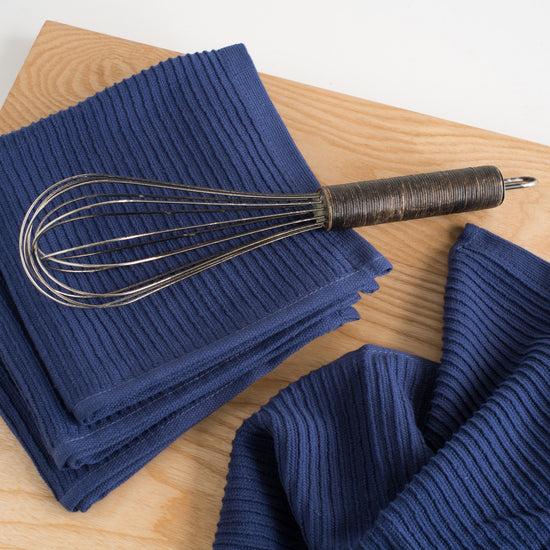 Now Designs Ripple Dishcloths Indigo Blue Set Of 2