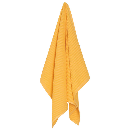 now designs Ripple Honey Yellow Dishtowel