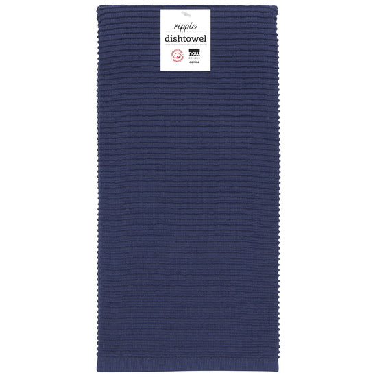 Now Designs Ripple Indigo Blue Dishtowel