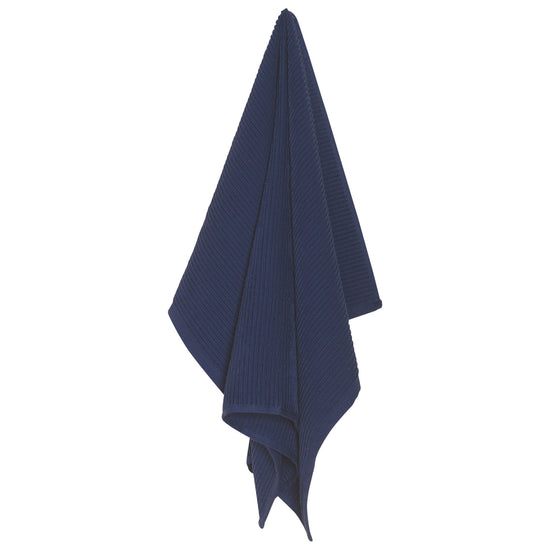 now designs Ripple Indigo Blue Dishtowel