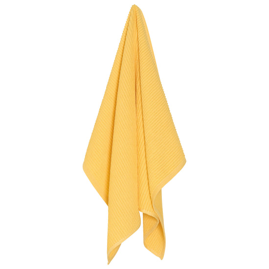 now designs Ripple Lemon Yellow Dishtowel