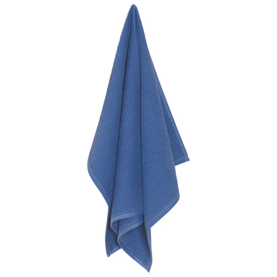 now designs Ripple Royal Blue Dishtowel
