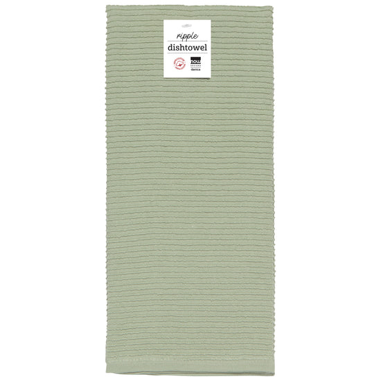 Now Designs Ripple Sage Green Dishtowel