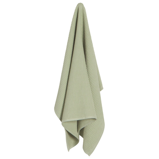 now designs Ripple Sage Green Dishtowel