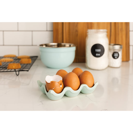 Now Designs Robin's Egg Speckle Egg Crate