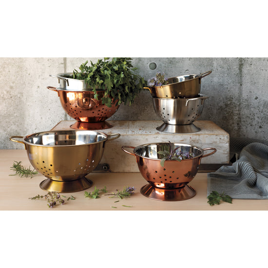 Now Designs Rose Gold Large Colander