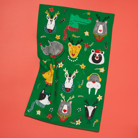 Now Designs Rudolph Imposter Christmas Dishtowel