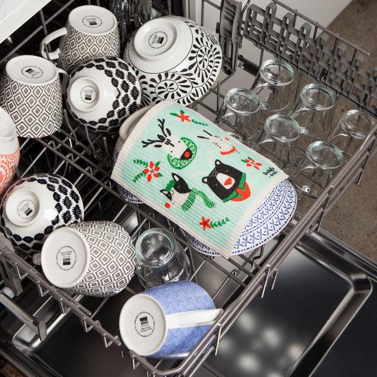 Now Designs Rudolph Imposter Swedish Sponge Cloth