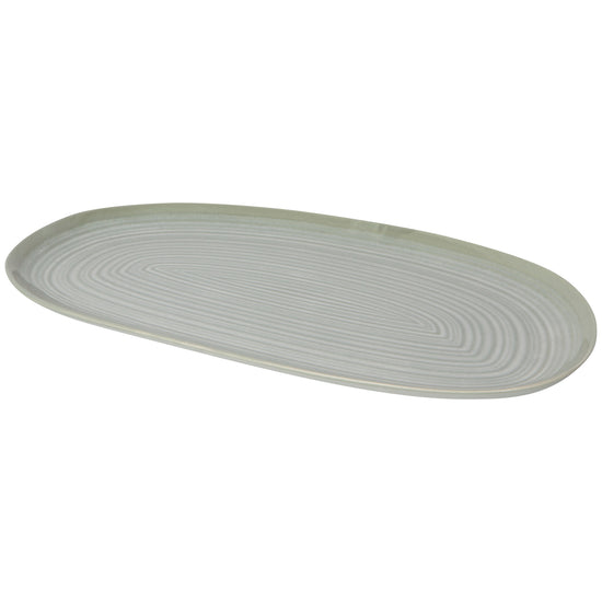 now designs Sage Aquarius Oval Platter 15 Inch