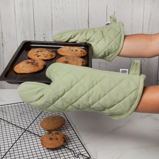 Now Designs Sage Green Superior Oven Mitt