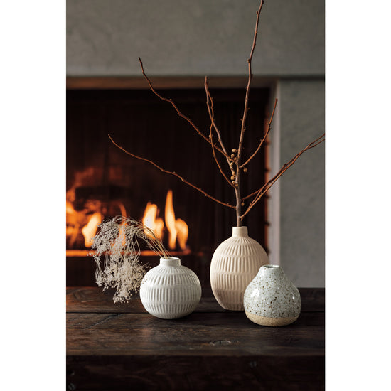 Now Designs Sand Ceramic Bud Vase