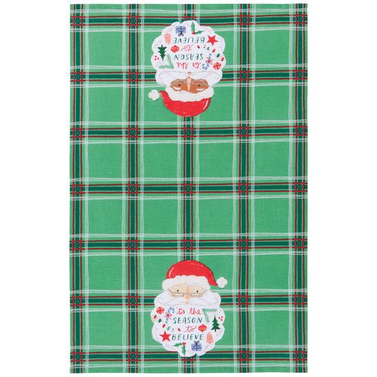 now designs Santa Beard Decorative Dishtowel