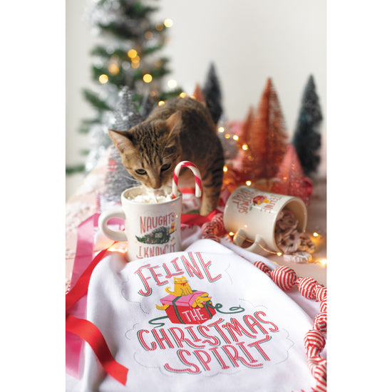 Now Designs Santa Claws Cotton Printed Dishtowel