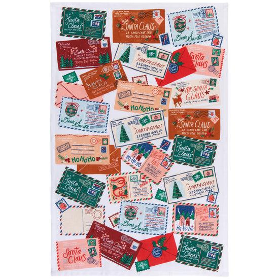 now designs Santa Mail Christmas Dishtowel