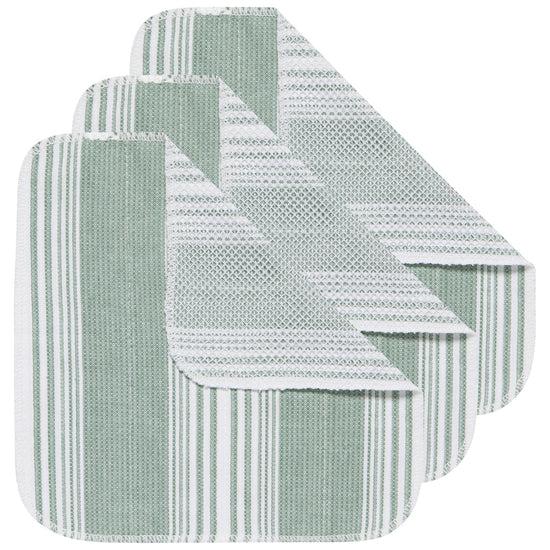 now designs Scrub-It Dishcloths Elm Green Set of 3