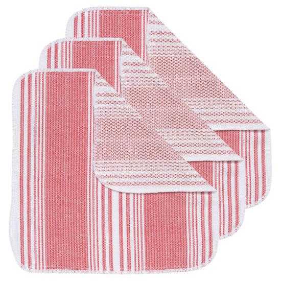 now designs Scrub-It Dishcloths Red Set of 3