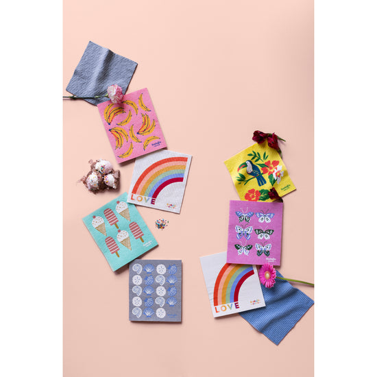 Now Designs Seaside Shells Swedish Sponge Cloth