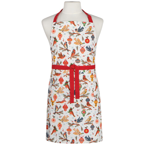 now designs Season's Tweetings Christmas Apron