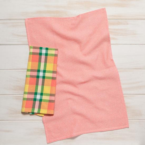 Now Designs Secon Spin Plaid Meadow Dishtowel