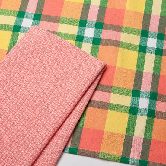 Now Designs Secon Spin Plaid Meadow Dishtowel