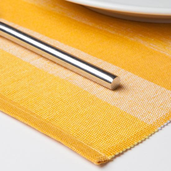 Now Designs Second Spin Placemats Yellow Set Of 4