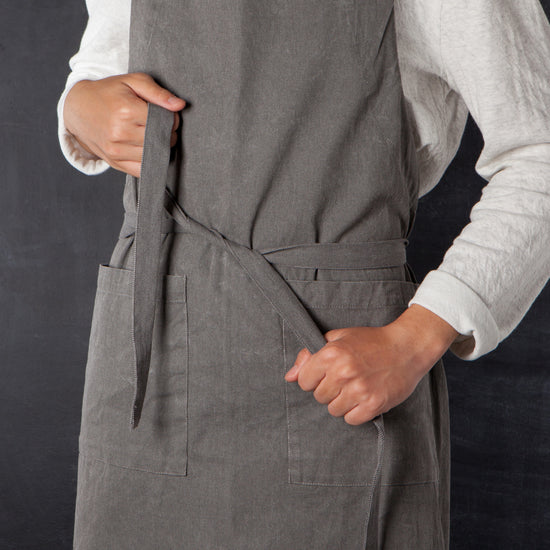 Now Designs Shadow Gray Stonewash Apron
