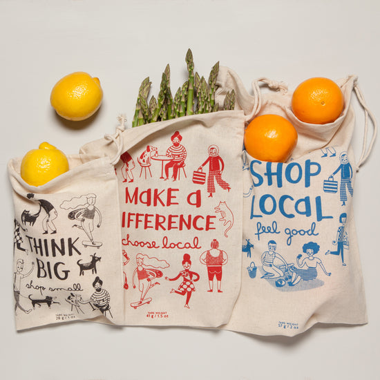 Now Designs Shop Local Produce Bags Set Of 3