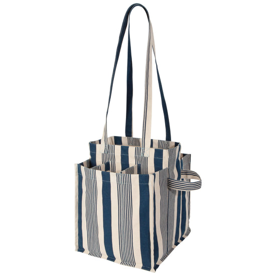 now designs Shopping Tote Navy Stripe