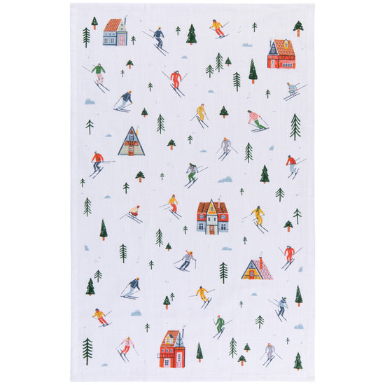now designs Ski Ya Later Dishtowel