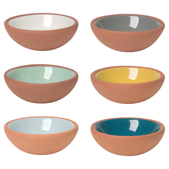 now designs Sky Terracotta Pinch Bowls Set of 6