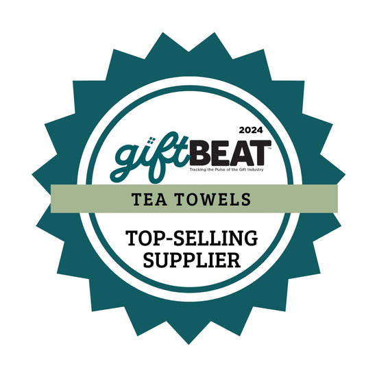 Now Designs Slate Blue Ripple Dishtowel
