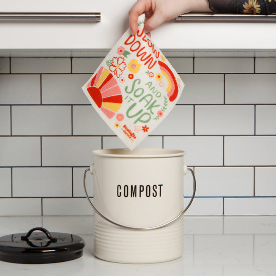 Now Designs Slow Down Swedish Sponge Cloth