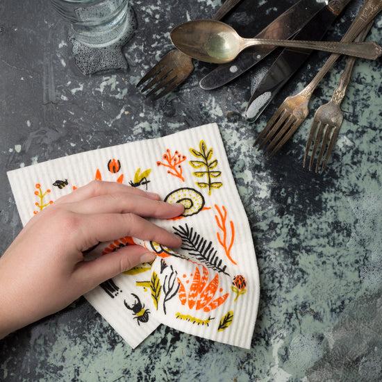 Now Designs Small World Swedish Sponge Cloth