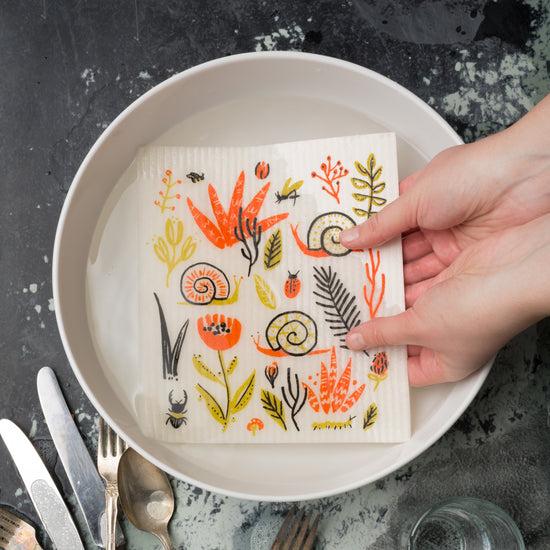 Now Designs Small World Swedish Sponge Cloth