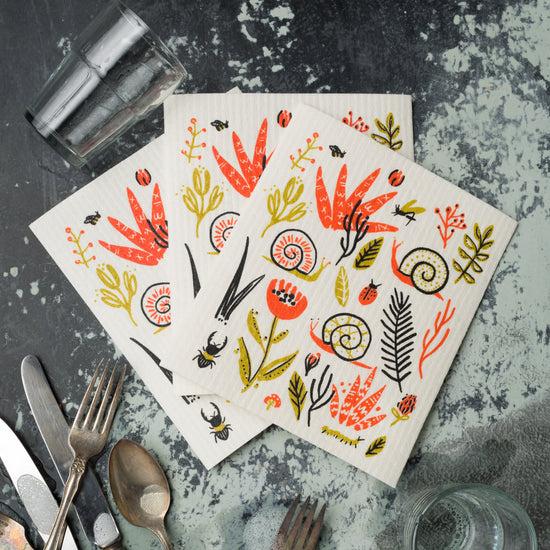 Now Designs Small World Swedish Sponge Cloth