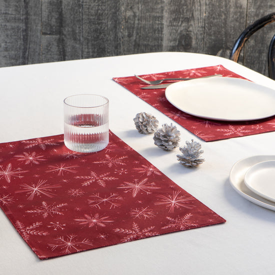 Now Designs Snowflakes Christmas Placemat